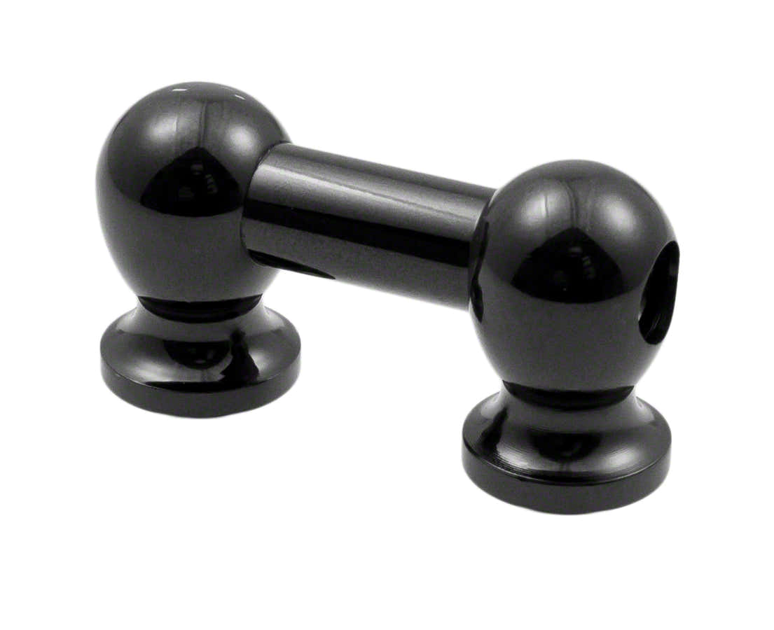 TL1S25-BK - SPANNBCKCHEN TUBELUG SCHWARZE - 25MM - EINZIGEN SPANNSCHRAUBEN (X1)
