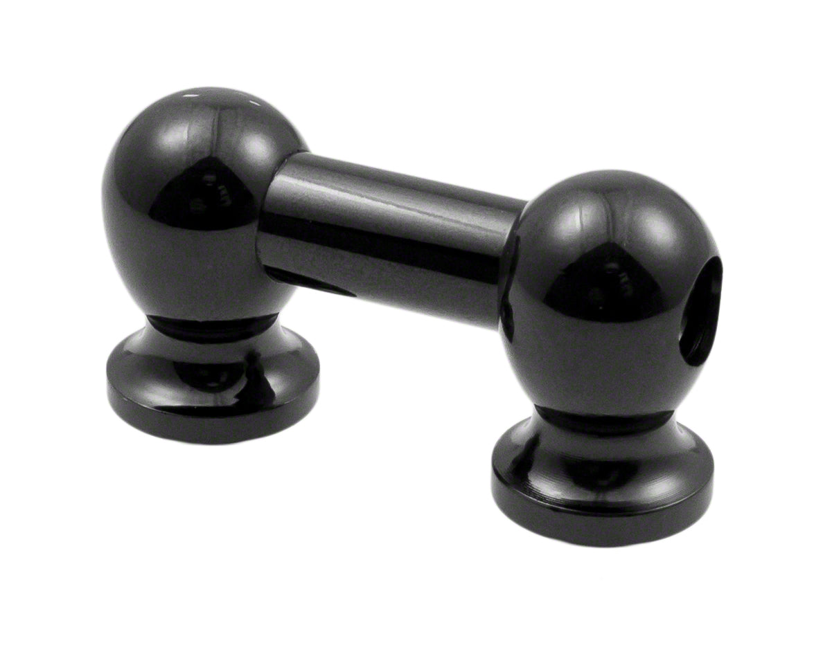 TL1S25-BK - SPANNBCKCHEN TUBELUG SCHWARZE - 25MM - EINZIGEN SPANNSCHRAUBEN (X1)