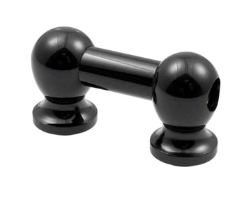 TL1S25-BK - SPANNBCKCHEN TUBELUG SCHWARZE - 25MM - EINZIGEN SPANNSCHRAUBEN (X1)