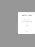 Campo - NOTE-book Po+parties - Quatuor À Cordes