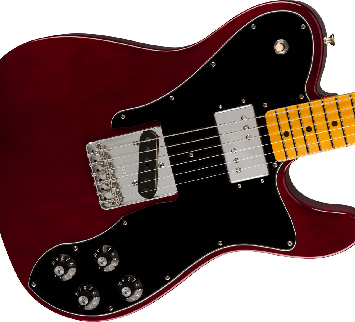 Telecaster 1977 Custom American Vintage II MN Weinrot