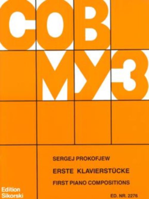 Prokofiev S. - Erste Klavierkompositionen