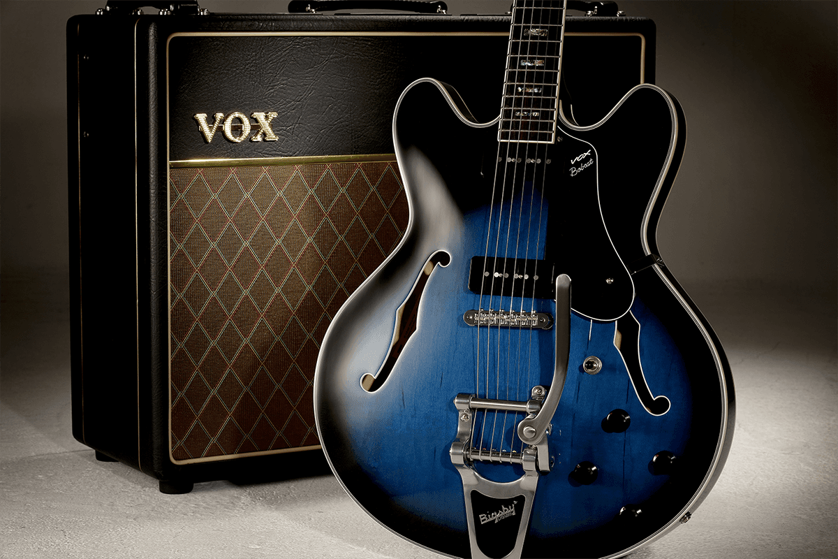 Bobcat V90 Bigsby Blue