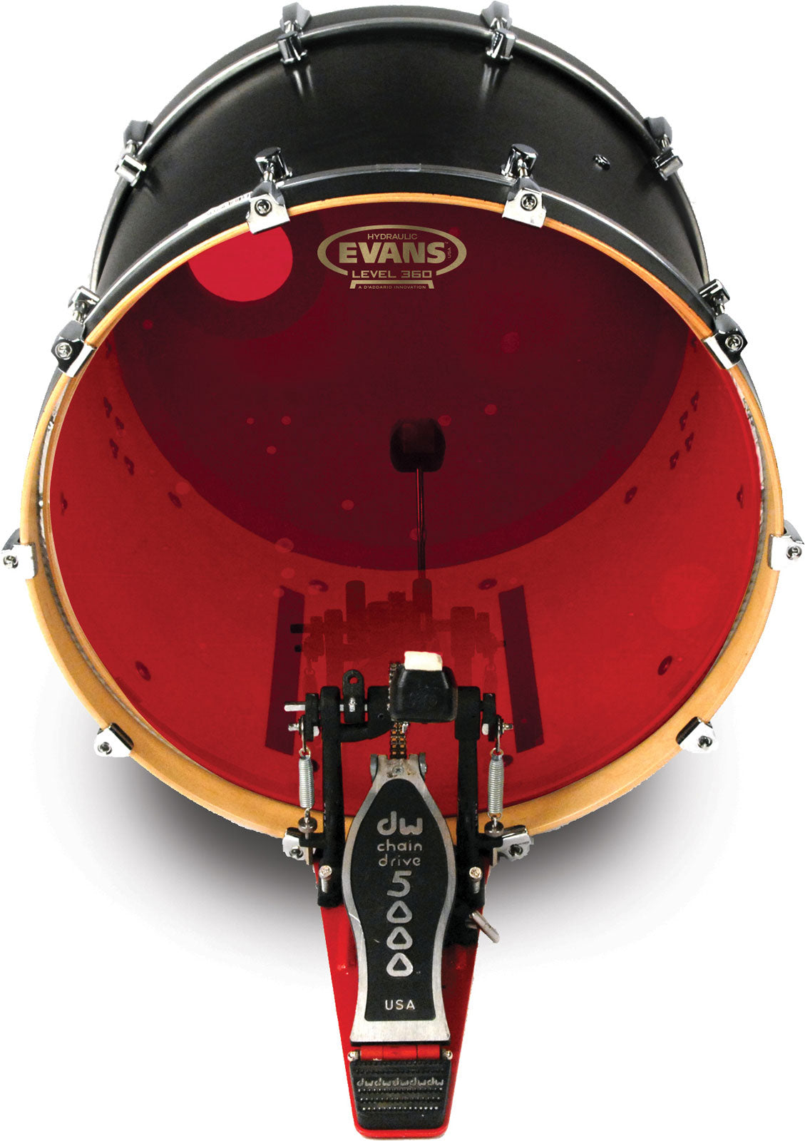 HYDRAULIC BASS DRUM HEAD RED 20 - BD20HR