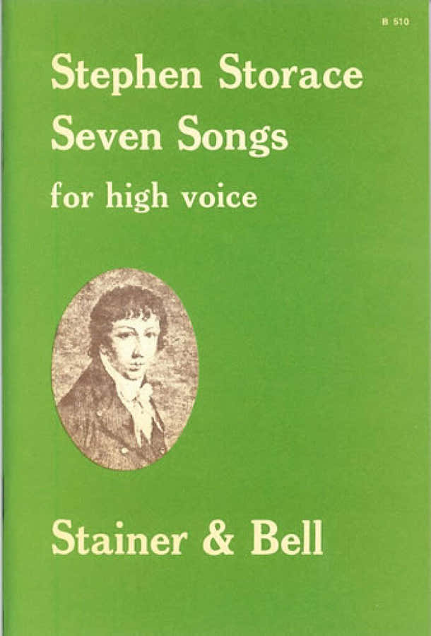 Partitions Chant - Storace - Seven Songs For High Voice