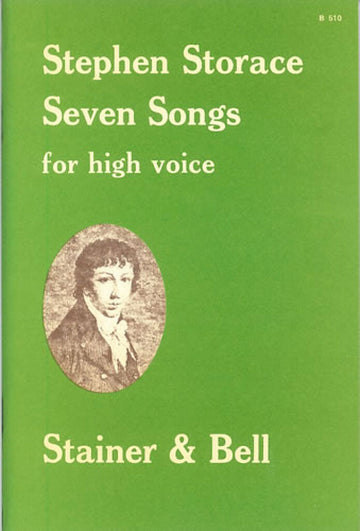 Partitions Chant - Storace - Seven Songs For High Voice