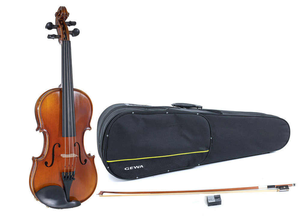 4/4 VIOLIN PREPARED FOR PLAYING PROFILED CASE MASSARANDUBA BOW LARSEN IL CANNONE STRINGS