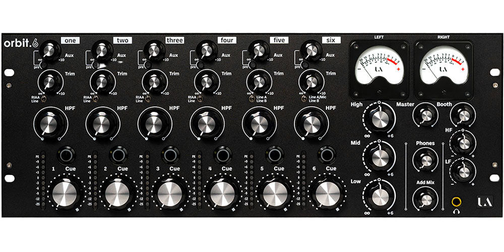 ORBIT.6 Rackmount 6-CH Rotary Mixer