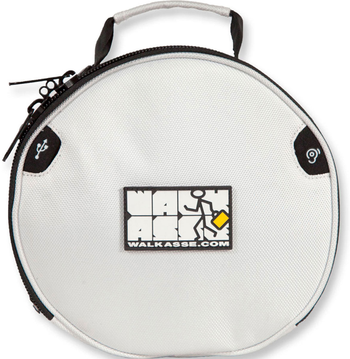 Weiße Kopfhörertasche