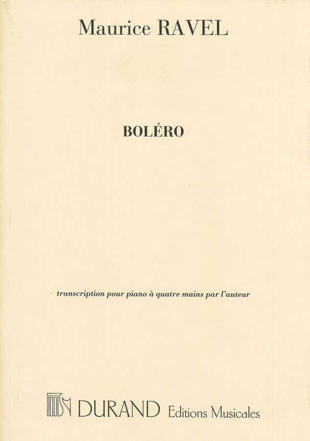 RAVEL M. - BOLERO - PIANO 4 MAINS