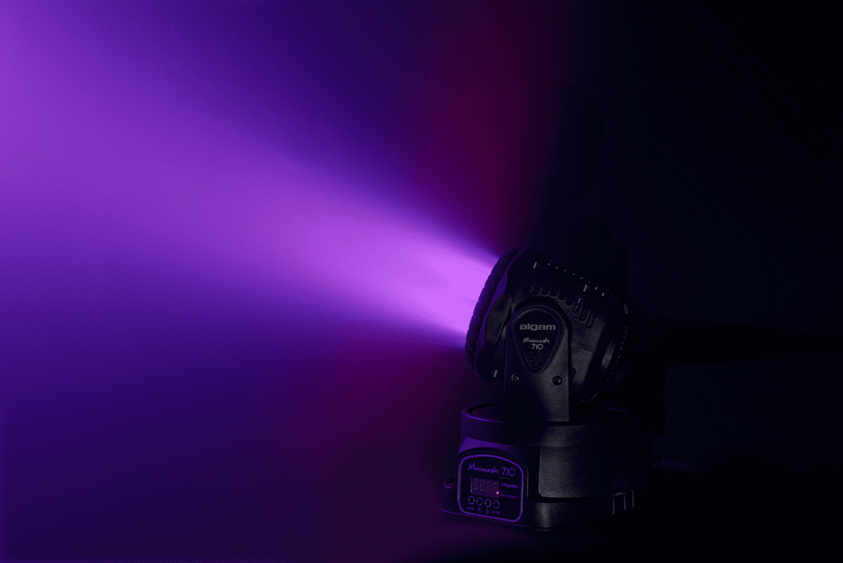 MINI WASH 710 - LYRE WASH LED 7 x 10 W RGBW