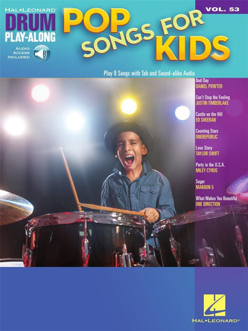Drum Play Along Vol.53 Popsongs für Kinder