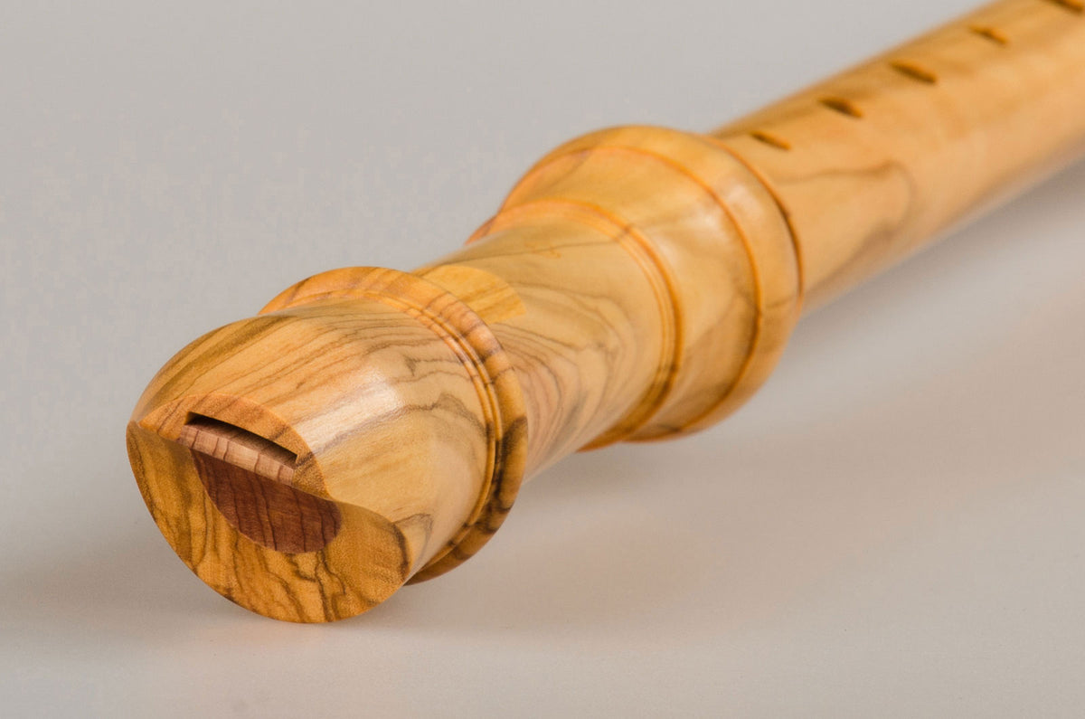 Denner Sopran 5123 - Olivenholz (barocke Griffweise)