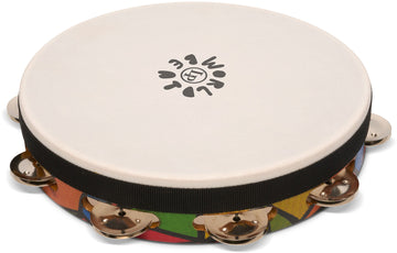 Tambourine World Beat Single Row With Head LP7023 10 Inches