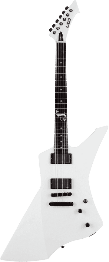 Snakebyte Signatur James Hetfield Schneeweiß