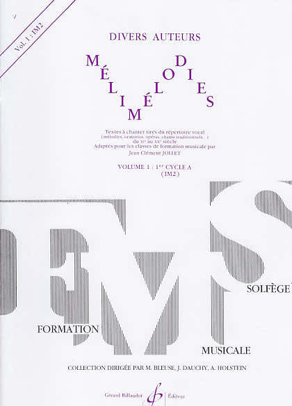 Jollet JEAN-clement - Melimélodies Vol.1