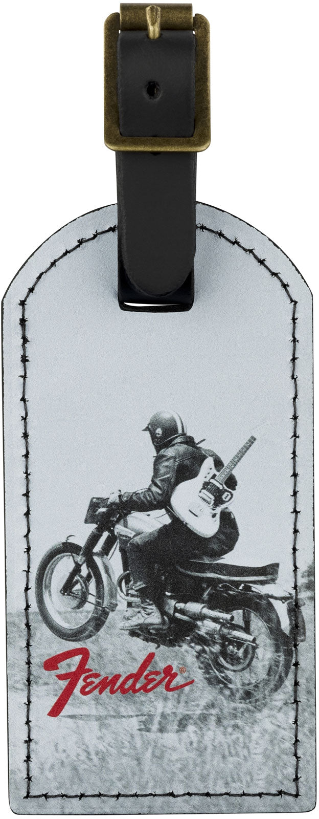 Fender Gepäckanhänger Vintage-Werbung Motorradfahrer
