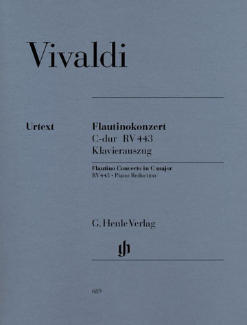 Vivaldi A. - Concerto For Flautino (Recorder/Flute) And Orchestra C Major Op. 44 11 Rv 443