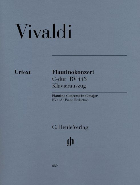 Vivaldi A. - Concerto For Flautino (Recorder/Flute) And Orchestra C Major Op. 44 11 Rv 443