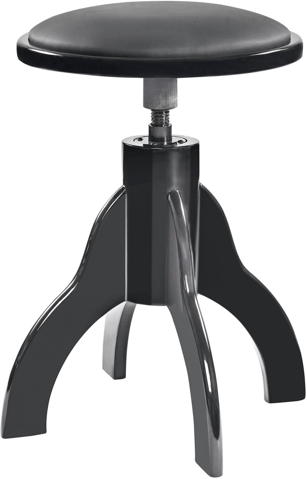 K&M Klavierhocker 13851 Glänzend schwarz