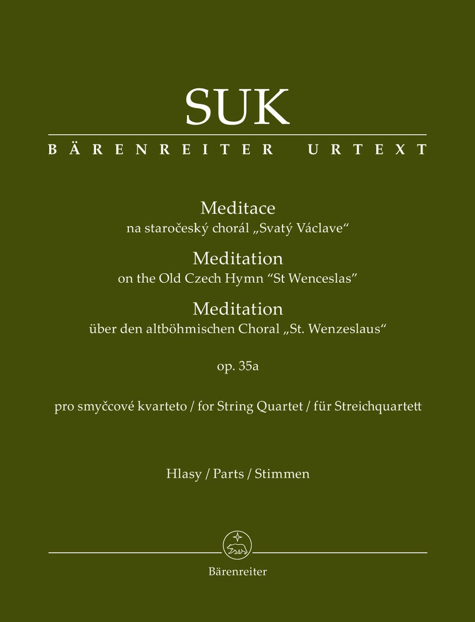Suk Josef - Meditation On The Old Czech Hymn "ST Wenceslas" Op.35a - Parties Separees