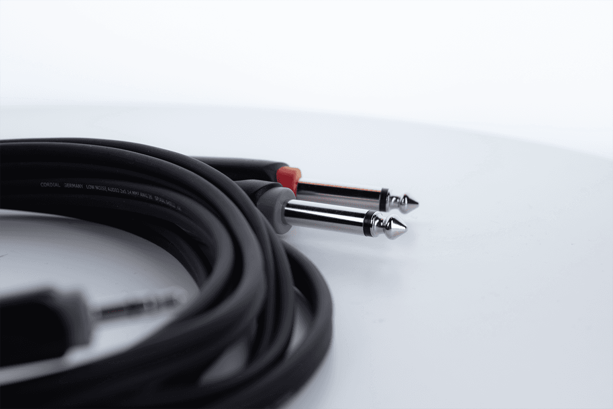 Y-Kabel Stereo-Mini-Klinke / 2 Mono-Klinken 5 M