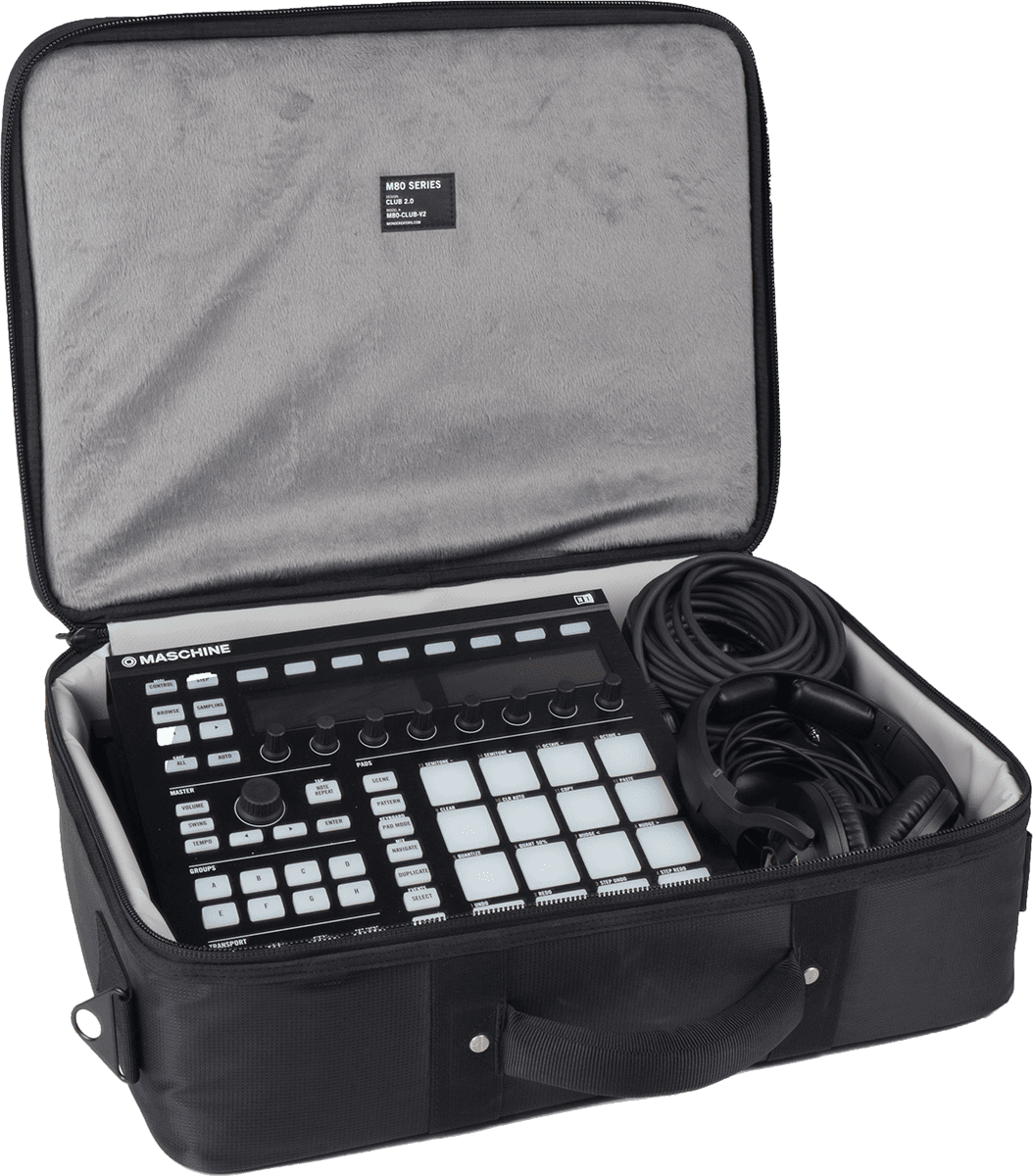M80 Club 2.0-Etui für Pedalboard Schwarz