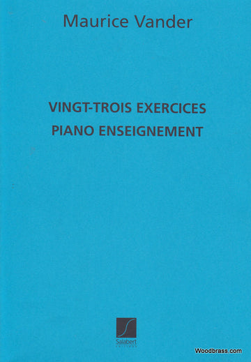 Vander Maurice - 23 Exercices - Piano