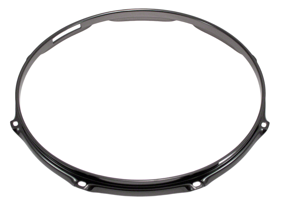 H23-14-8S-BK - 14" SPANNREIFEN SNAREUNTERSEITE 8-LOCH SCHWARZE SUPER DREIFACHE FLANSCH 2.3MM