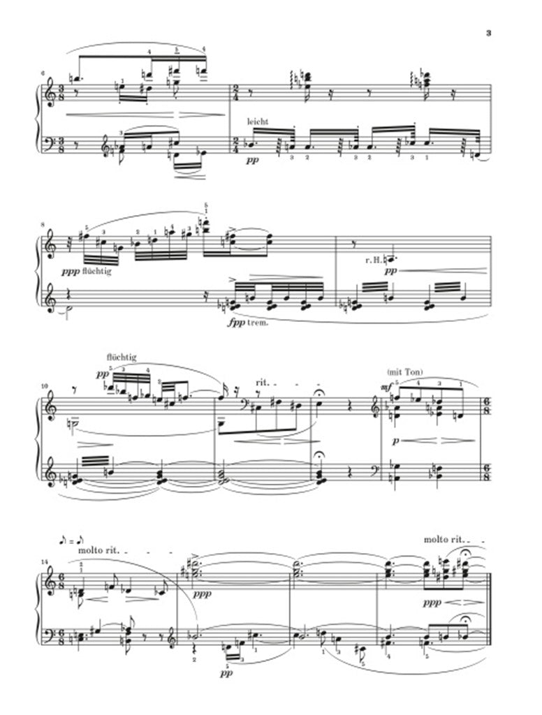 Schonberg Arnold - Sechs kleine Klavierstücke Op.19