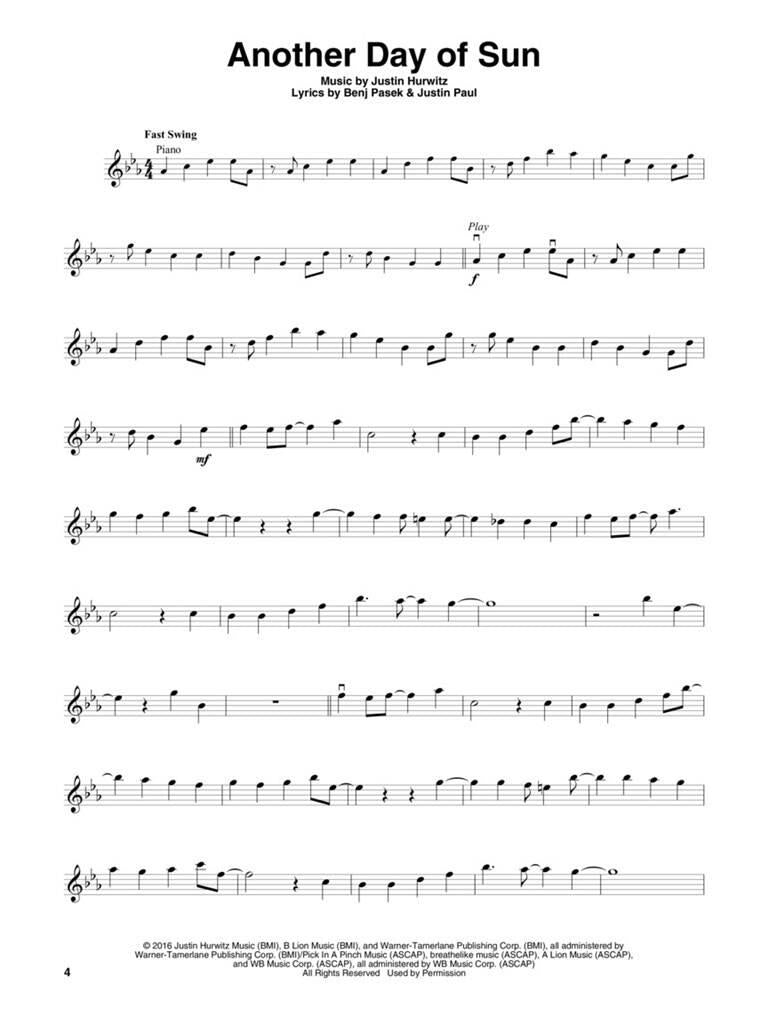 Violine Mitspielbuch Band 69 - La La Land + Online-Audio