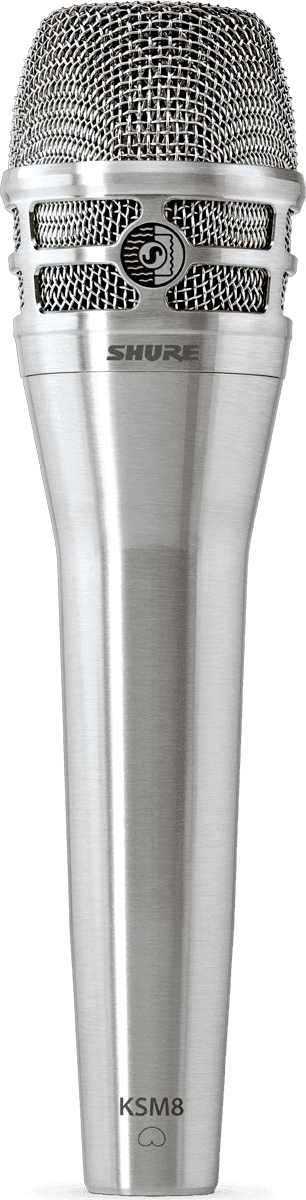 Shure DUALDYNE DYNAMIC MICROPHONE SILVER