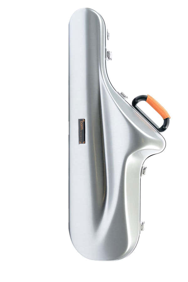 Tenorsaxophon-Etui Cabine La Defense - Gebürstetes Aluminium