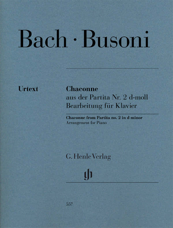 Bach J.S. / Busoni F. - Chaconne From Partita N°2 D Minor - Piano