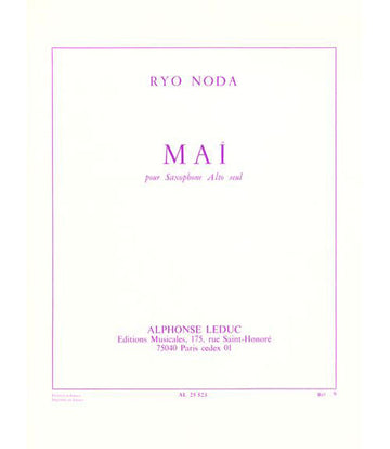 Noda R. - Mai - Altsaxophon solo