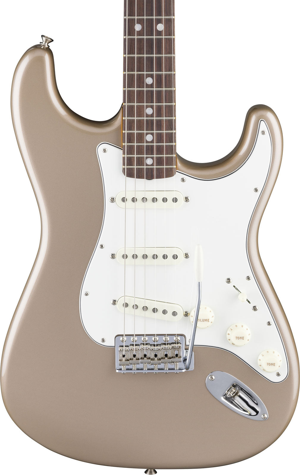 American Vintage 1965 Stratocaster Round-Lam RW Shoreline Gold