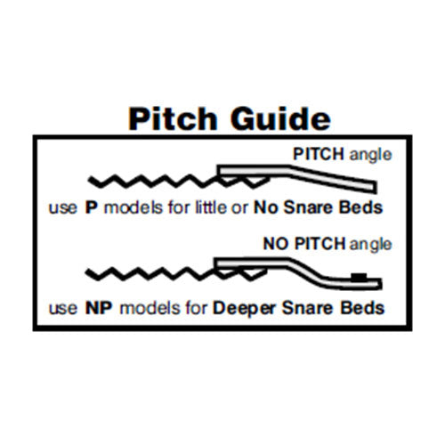 FCS14 14" SNARE WIRES - 24 STRANDS DUAL-AJUSTABLE CARBON WITH PITCH