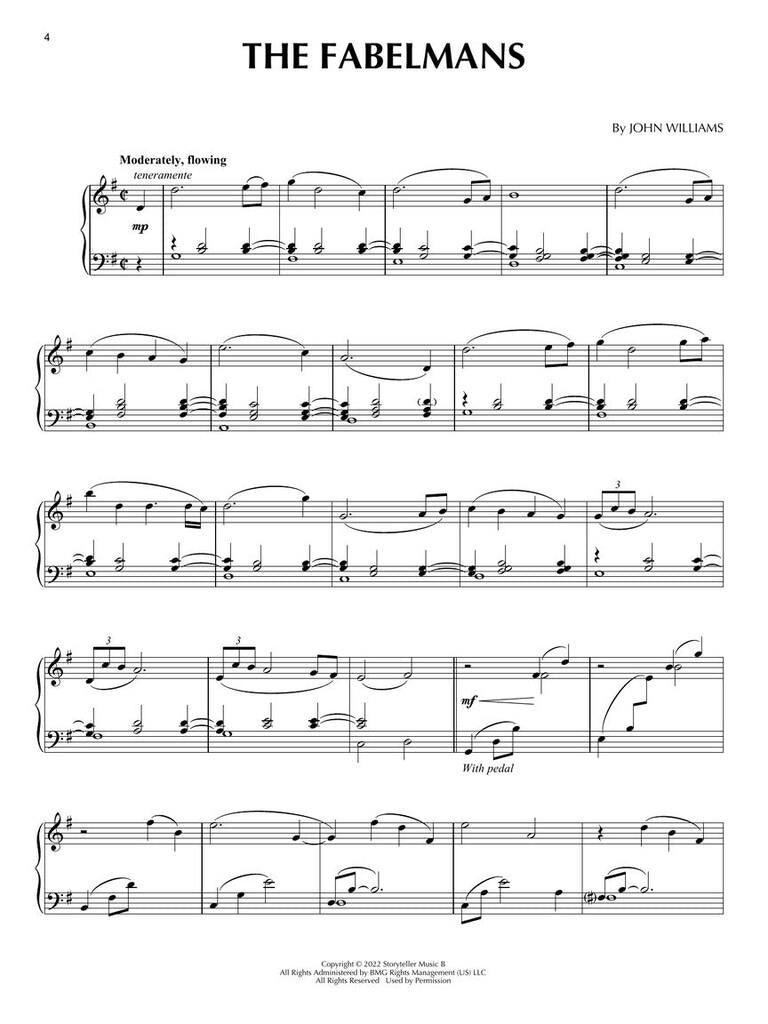 Williams John - The Fabelmans - Piano