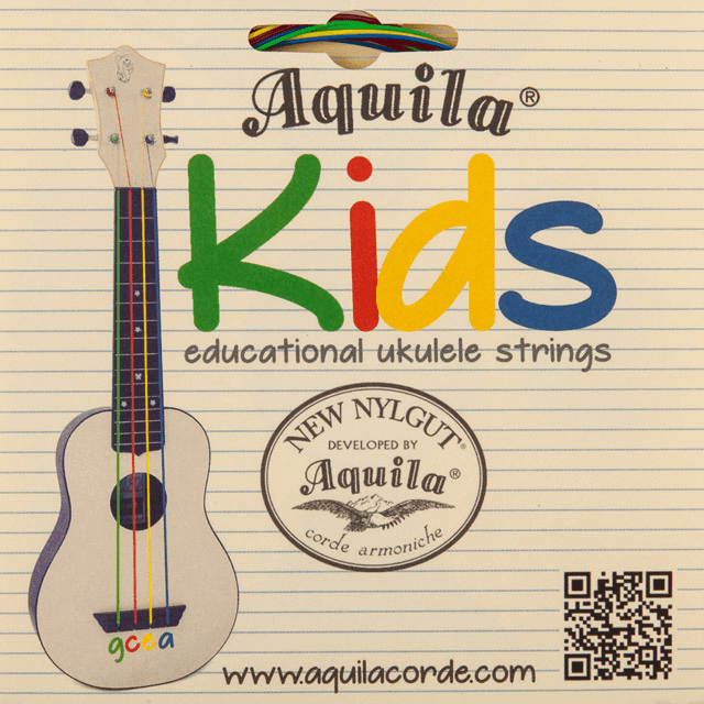 Kinder-Ukulele Sop. Conc. TN. GCEA Farbige Saiten Hohes G