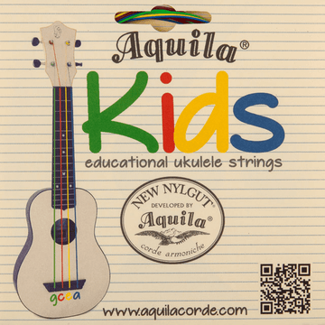 Kinder-Ukulele Sop. Conc. TN. GCEA Farbige Saiten Hohes G