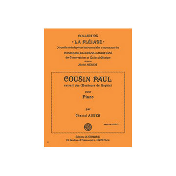 Auber - Cousin Paul - Piano