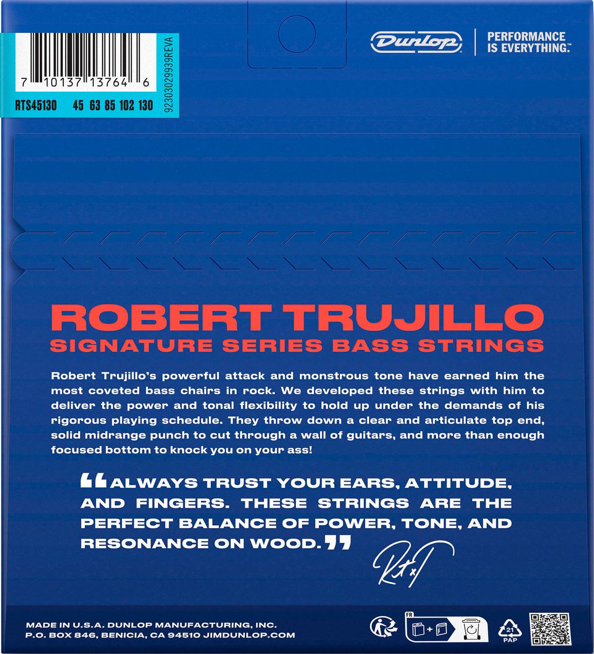 Robert Trujillo Signature 5 Edelstahl 45-130