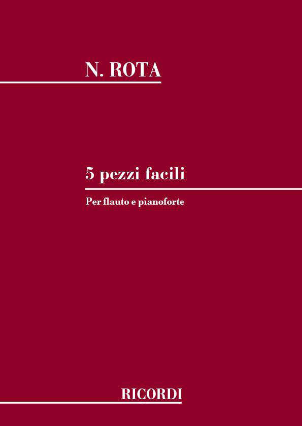 ROTA N. - 5 PEZZI FACILI - FLUTE ET PIANO