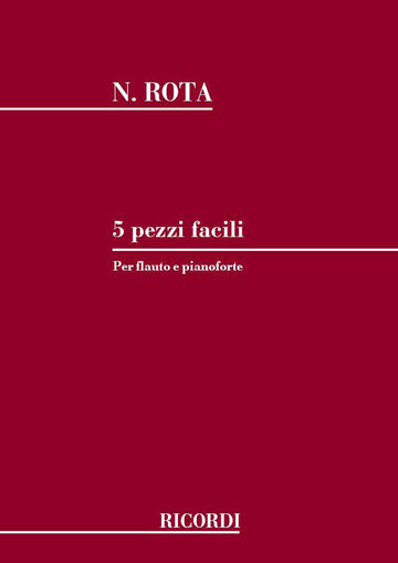 ROTA N. - 5 PEZZI FACILI - FLUTE ET PIANO