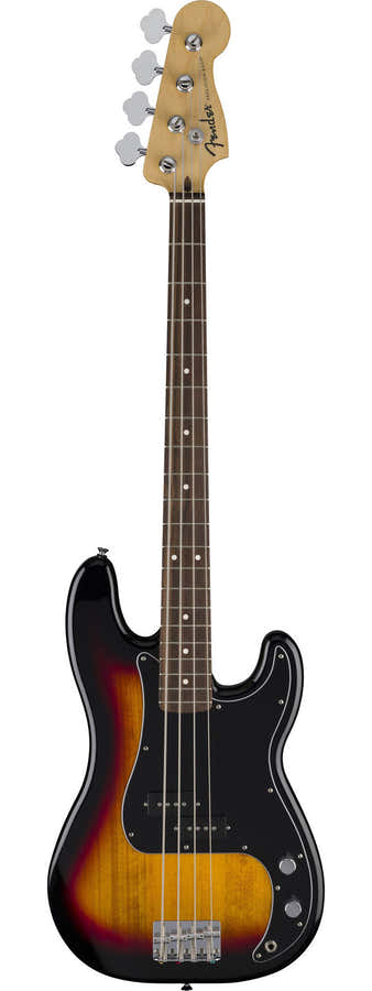 Standard Precision Bass LRL Black Pickguard 3-Color Sunburst