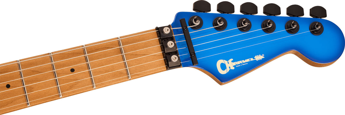 Pro-Mod Plus So-Cal Style 1 HH FR CM Karamellisierter MN Blauer Farbverlauf