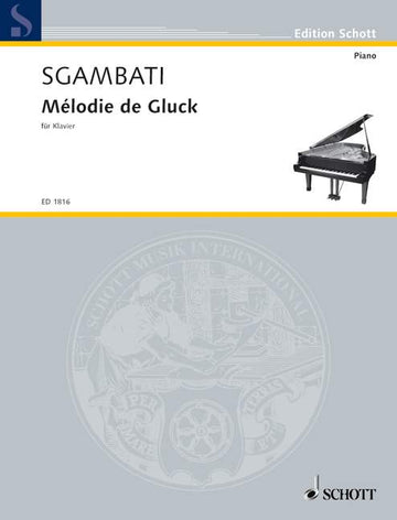SGAMBATI GIOVANNI - MELODY OF GLUCK - PIANO