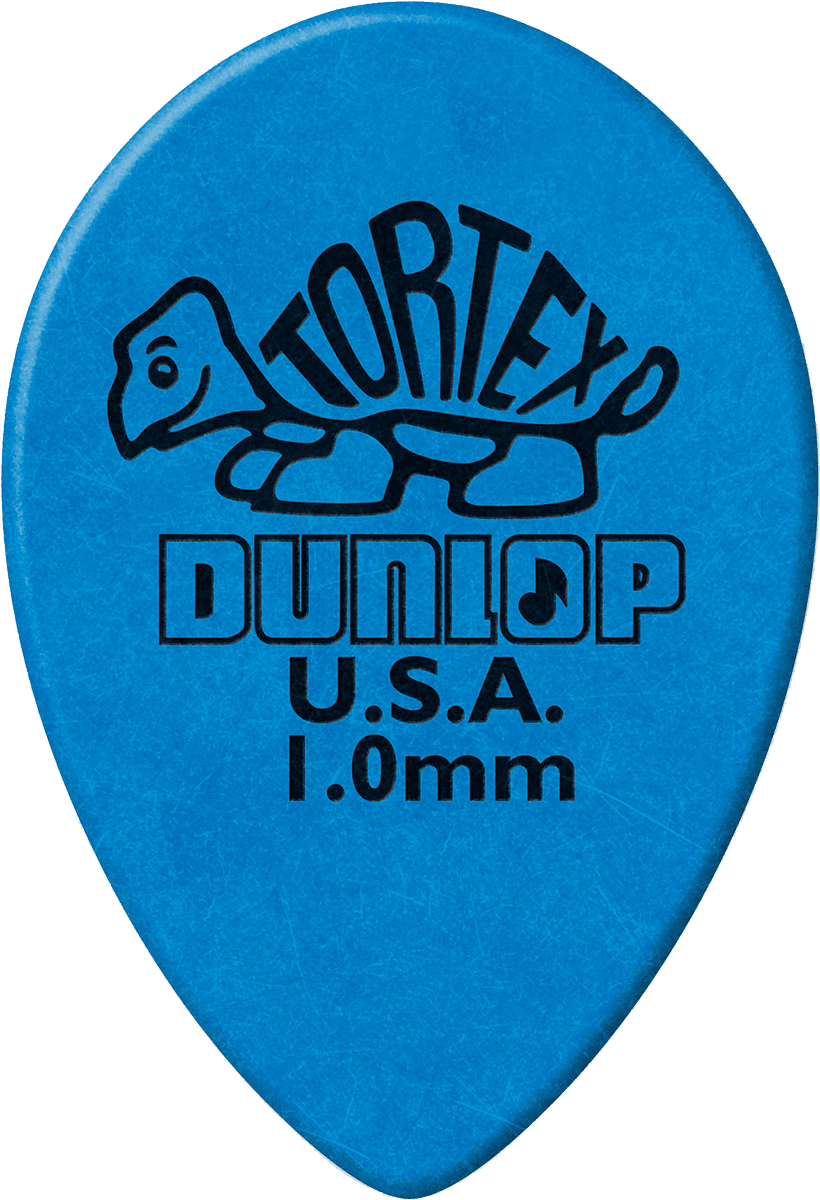 36 x 1,00mm Tortex Small Teardrop Blau