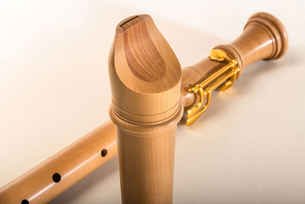 Denner Tenor mit Doppelklappe 5416 - Birnbaumholz (barocke Griffweise)