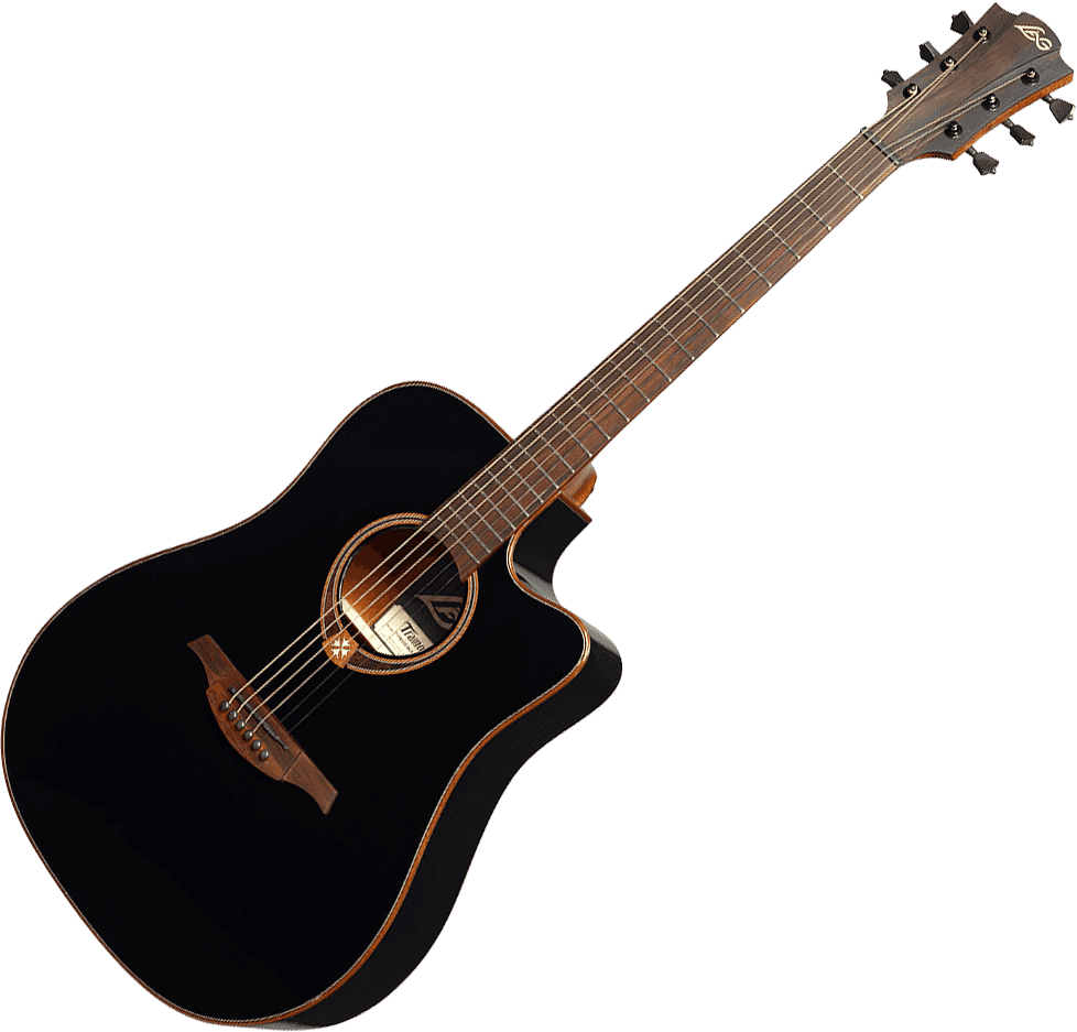 Tramontane T118DCE-BLK Dreadnought Cutaway Elektro Schwarz